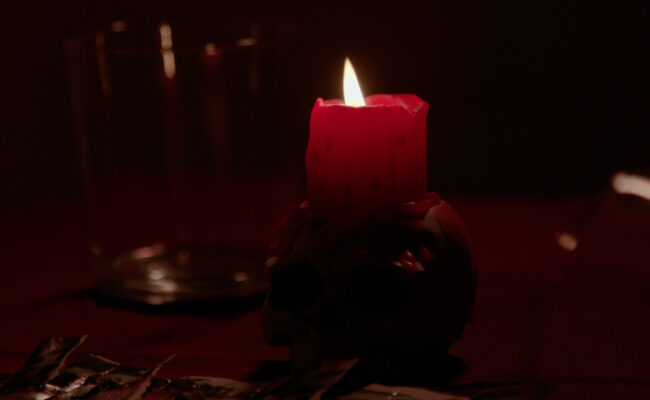 Photo 3 Spirits_Skull_Candle_with_spill