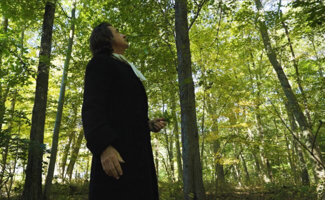 Photo 6 Bruce_Bozsum_as_Samson_Occom_collecting_plants